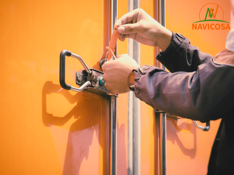 Quy trinh niem phong kep chi container