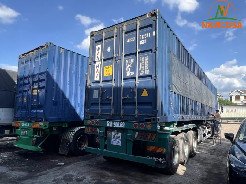Quy trinh van chuyen container chuyen nghiep