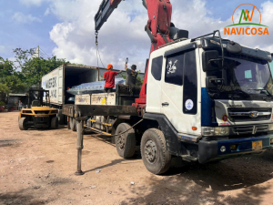 Cho thu xe cau tai Binh Chuan