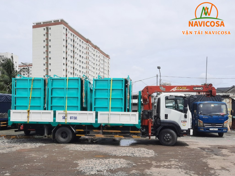 Cac loai hinh dich vu cho thue xe cau cua Navicosa tai KCN Long Duc