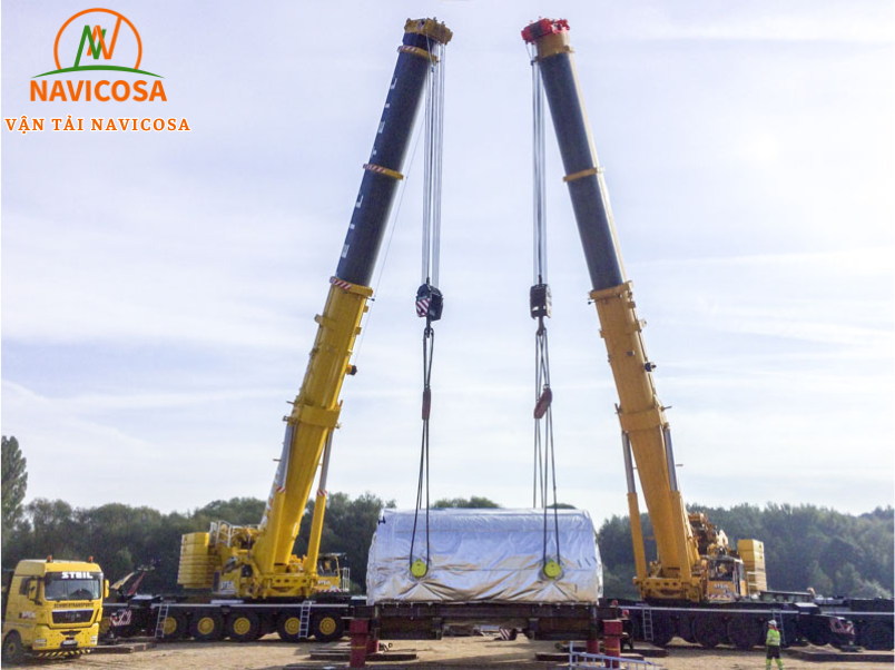 Navicosa có những loại xe cẩu nào đang cho thuê tại KCN Giang Điền