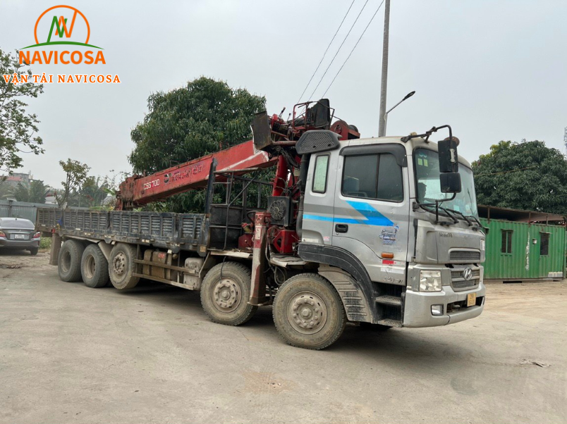 Cac cong viec ma Navicosa da cho thue xe cau 15 tan thuc hien 