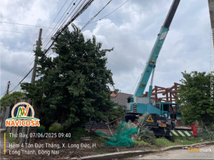 Cho thue xe cau KCN Tan Duc