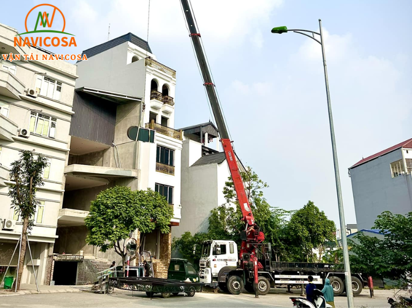 Kiem tra lan cuoi truoc khi xe cau vao vi tri