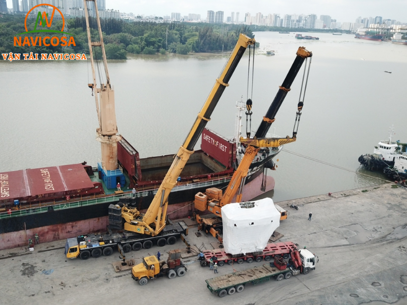 Navicosa co nhung loai xe cau nao dang cho thue tai KCN Cau Tra