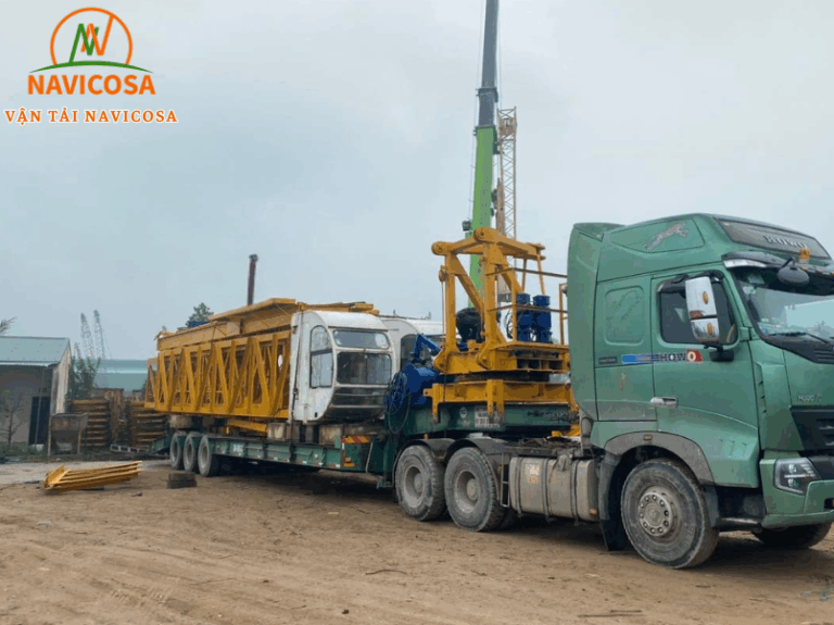 Dịch vụ vận chuyển cẩu tháp uy tín, an toàn