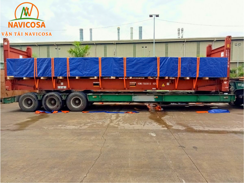 Dich vu van chuyen container Flat Rack (FR) uy tin, an toan