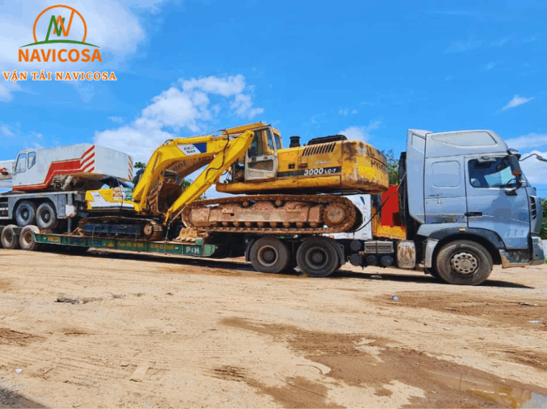 Dịch vụ vận chuyển máy đào đất chuyên nghiệp – an toàn