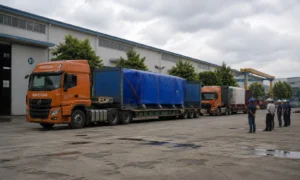 Du an van chuyen container Flat Rack O TpHCM