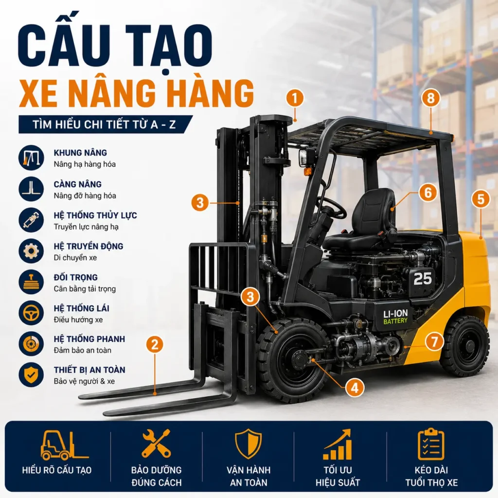 Cau tao cua xe nang hang