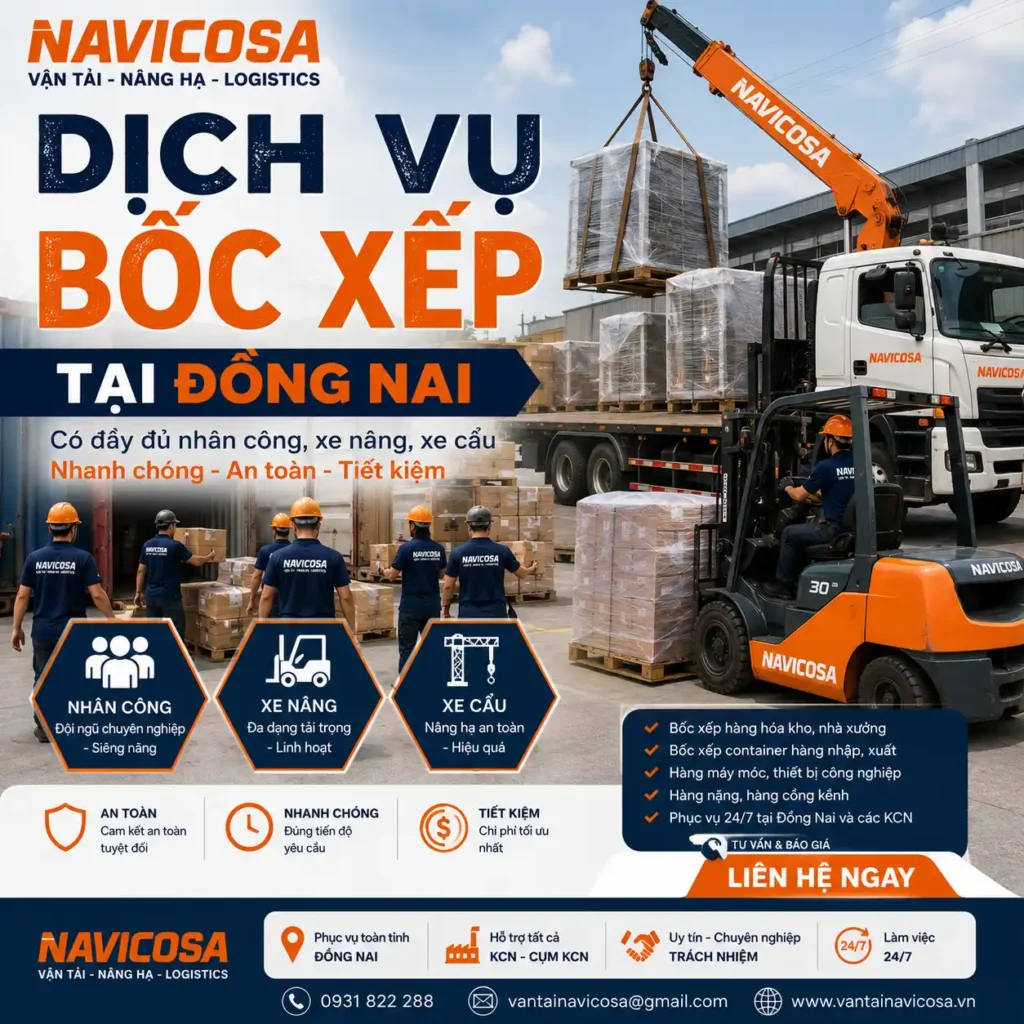 Dich vu boc xep tai Dong Nai uy tin
