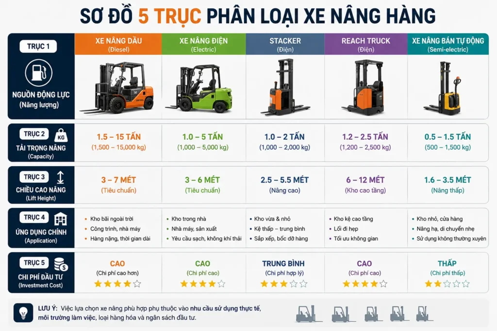 So do 5 truc phan loai xe nang hang