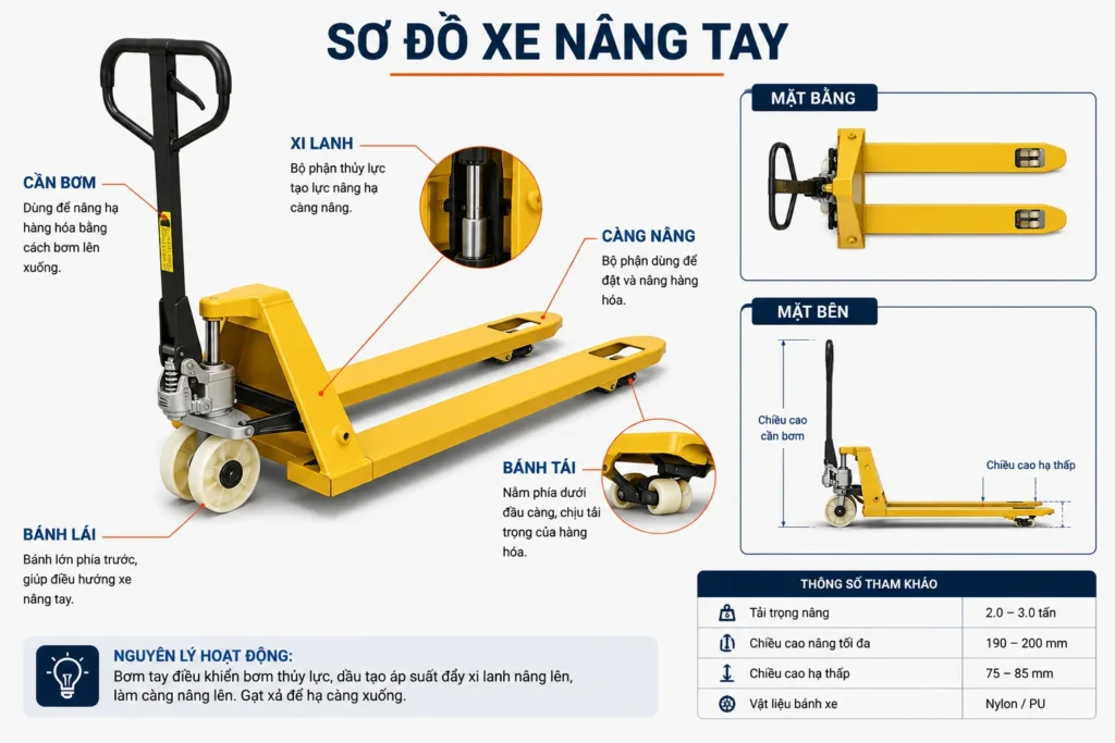 So do xe nang tay