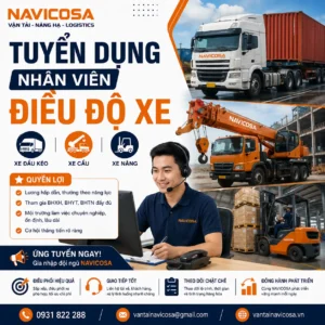 Tuyen dung nhan vien dieu do T8 2026