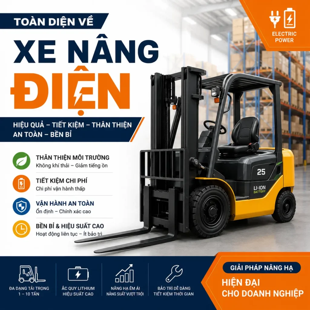 Xe nang dien cach chon lua