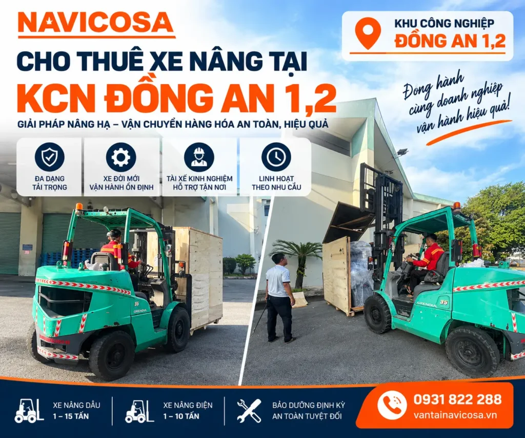 Cho thue xe nang hang tai KCN Dong An 1 2