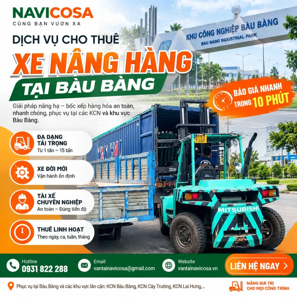 Dich vu cho thue xe nag Bau Bang tron goi