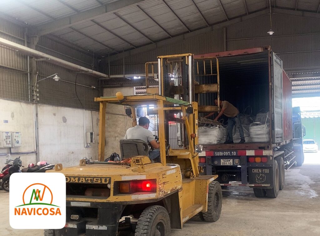 Dich vu cho thue xe nang hang rut container tai Bau Bang