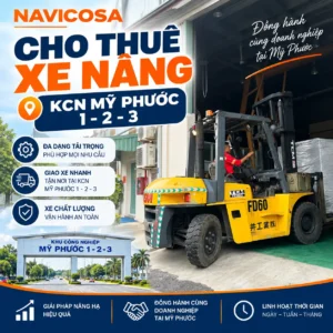 Dich vu cho thue xe nang hang tai KCN My Phuoc 1, 2, 3