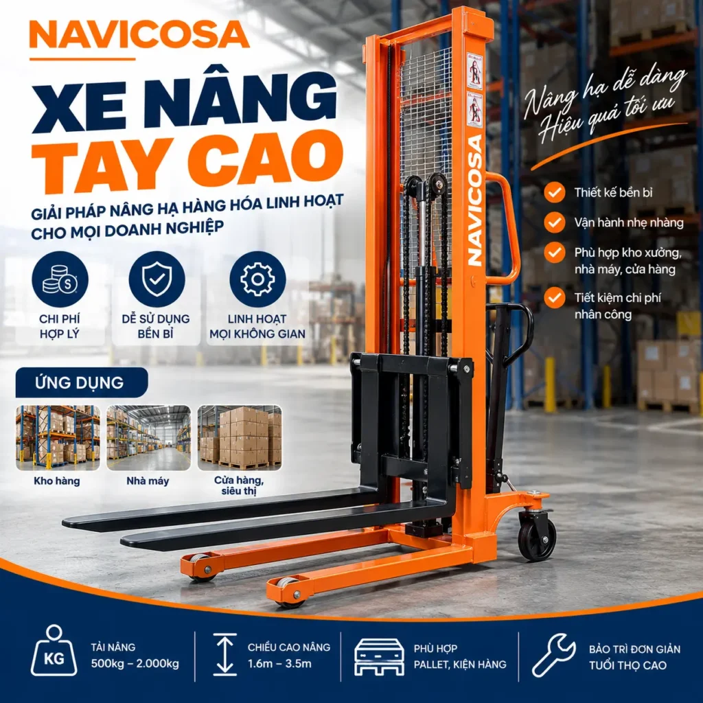 Xe nang tay cao gia nhu nao