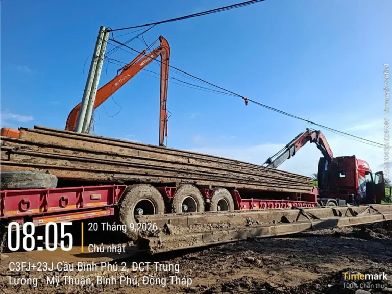 Cho thuê xe đầu kéo gắn cẩu tại TP.HCM, Bình Dương, Đồng Nai, Long An